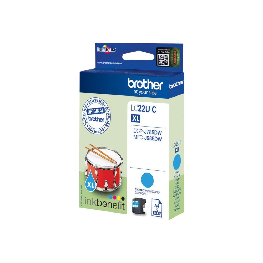 Brother Brother LCLC22UC - XL - cyan - original - bläckpatron