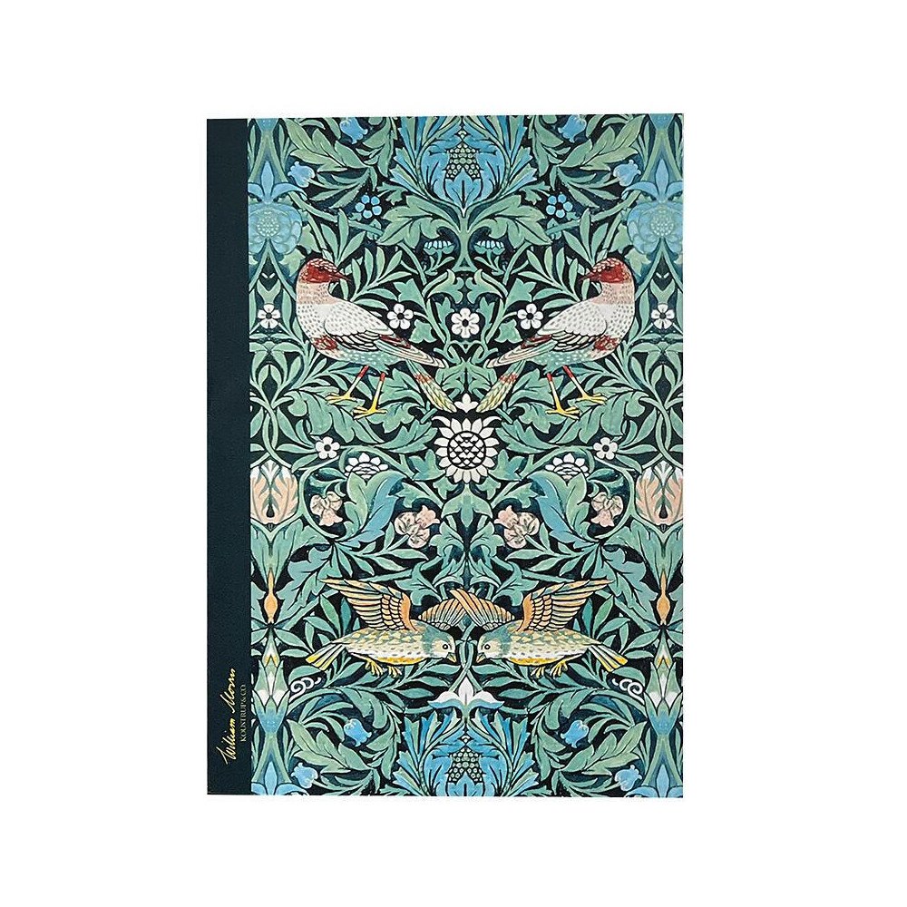 Koustrup & Co Anteckningshäfte - Bird Green - William Morris