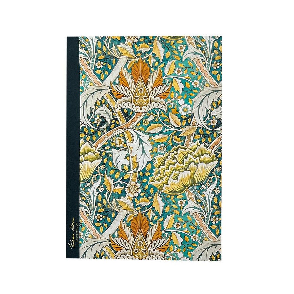Koustrup & Co Anteckningshäfte - Windrush grön - William Morris