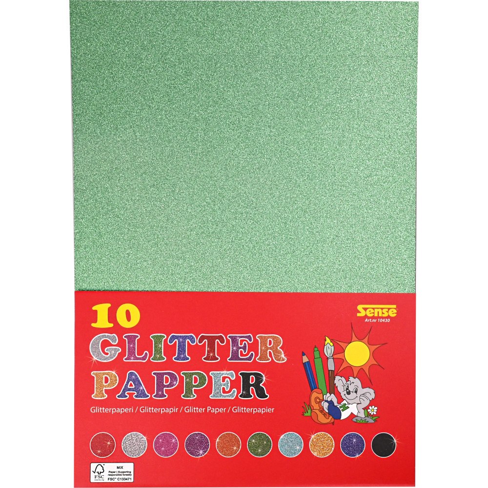 Sense Glitterpapper FSC® A4