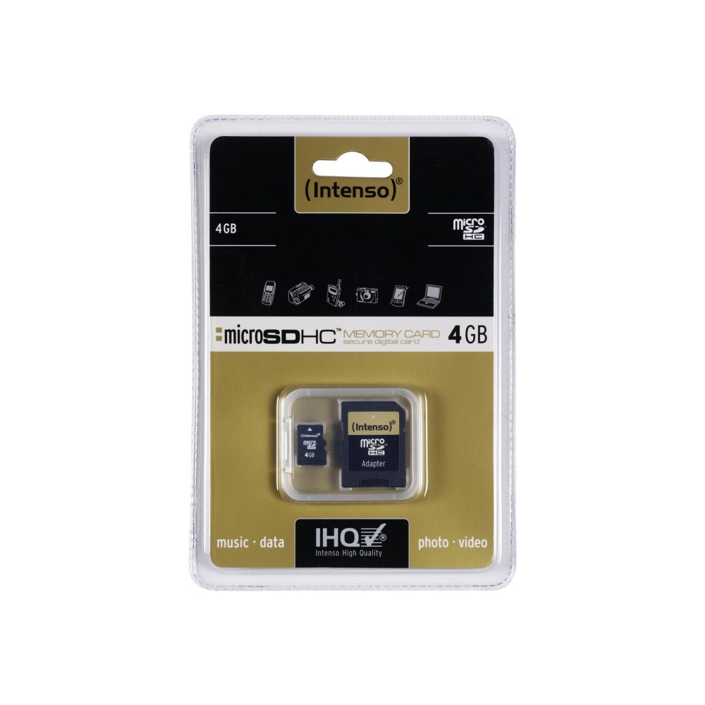 Intenso Intenso 3403450, 4 GB, MicroSDHC, Klass 4, 20 MB/s, 5 MB/s,...