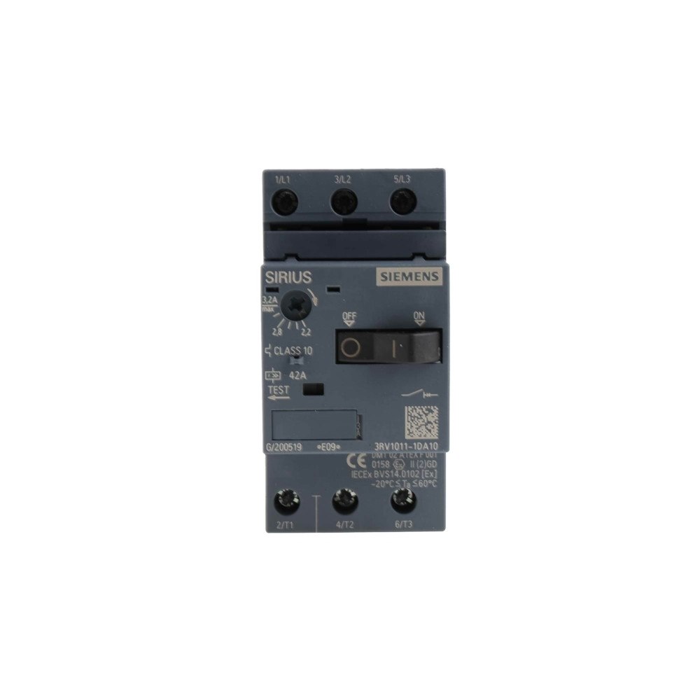 Siemens Siemens 3RV1011-1DA10 Strömbrytare 1 st 3 x strömbrytare Ins...