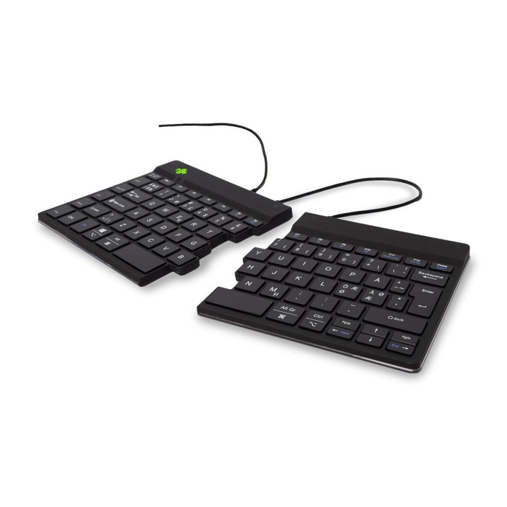 R-Go Tools R-Go Ergonomic Keyboard Split break - tangentbord - QWERTY - Nordisk - svart Inmatningsenhet