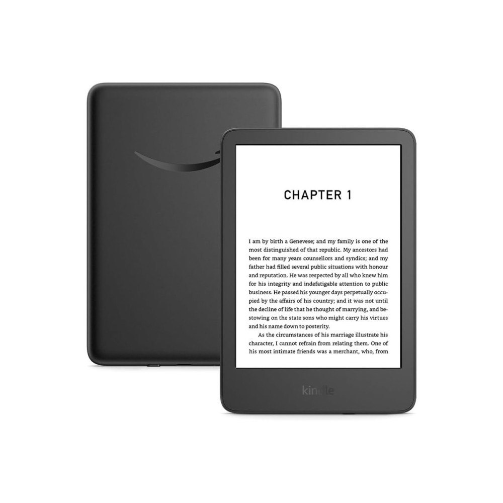 Kindle Amazon Kindle - 11:e generation - eBook-läsare - 16 GB - 6" (Öppnad)