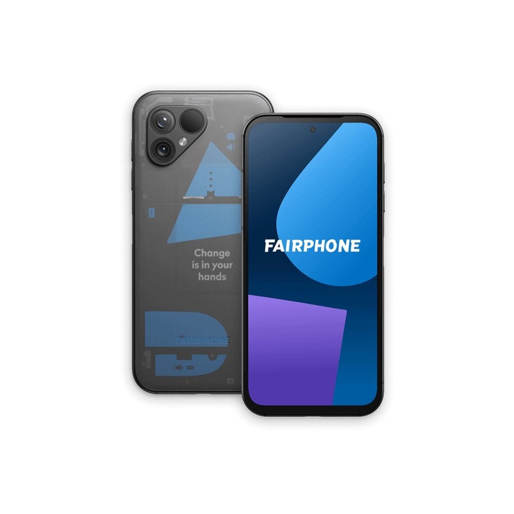 Fairphone Fairphone 5 - transparent - 5G pekskärmsmobil - 256 GB - GSM