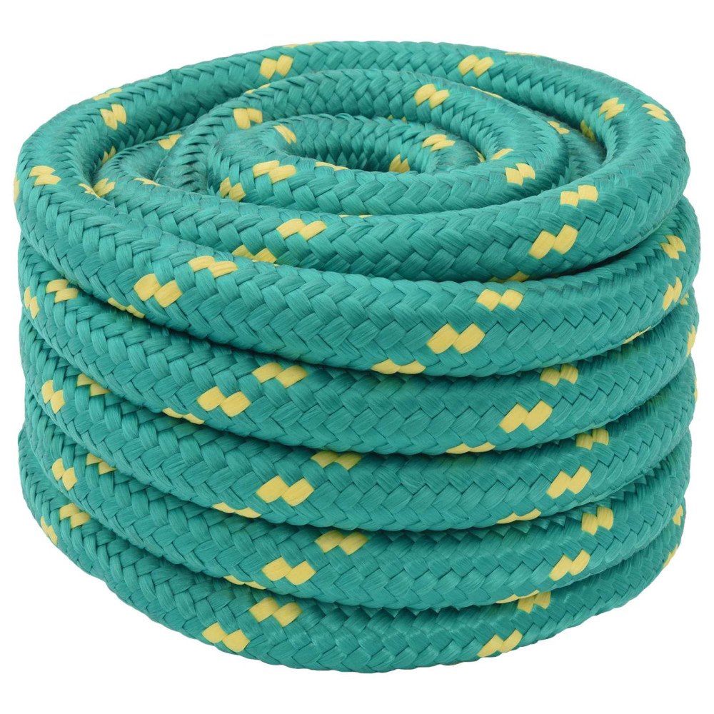 vidaXL Båtsnöre 10 m 4 Grön PP