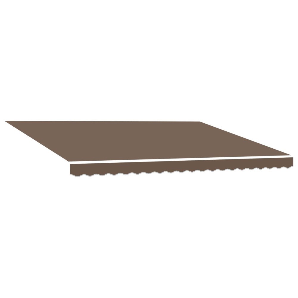 vidaXL Markisväv Taupe 4,5 × 3 m Polyester