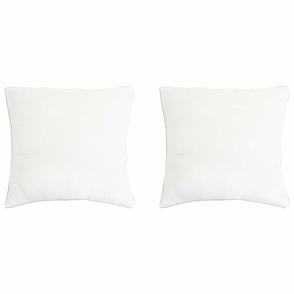 vidaXL Kudde 2 pcs Vit 65 x 65 cm Bambufiber