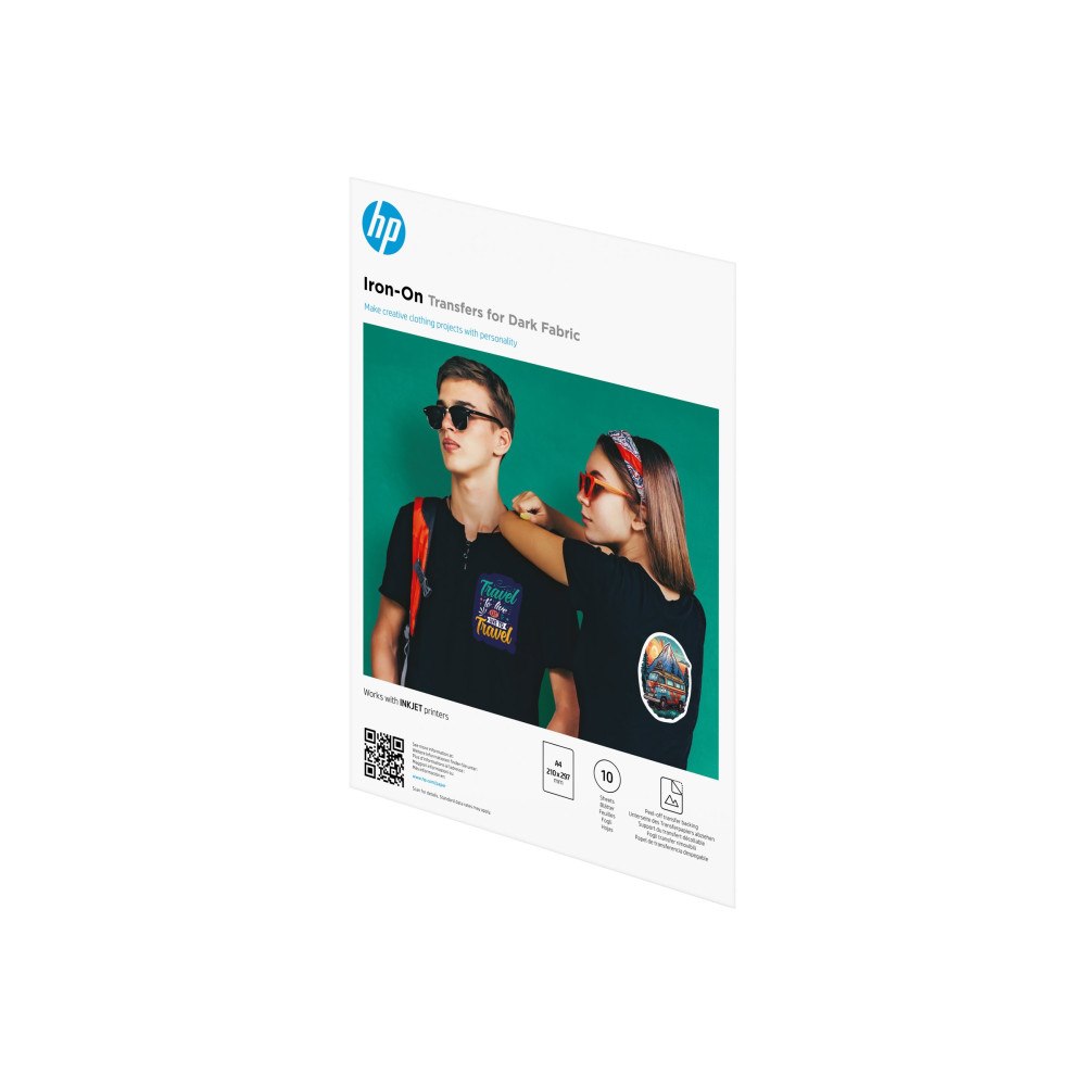 HP HP - transfertryck - matt - 10 ark - A4