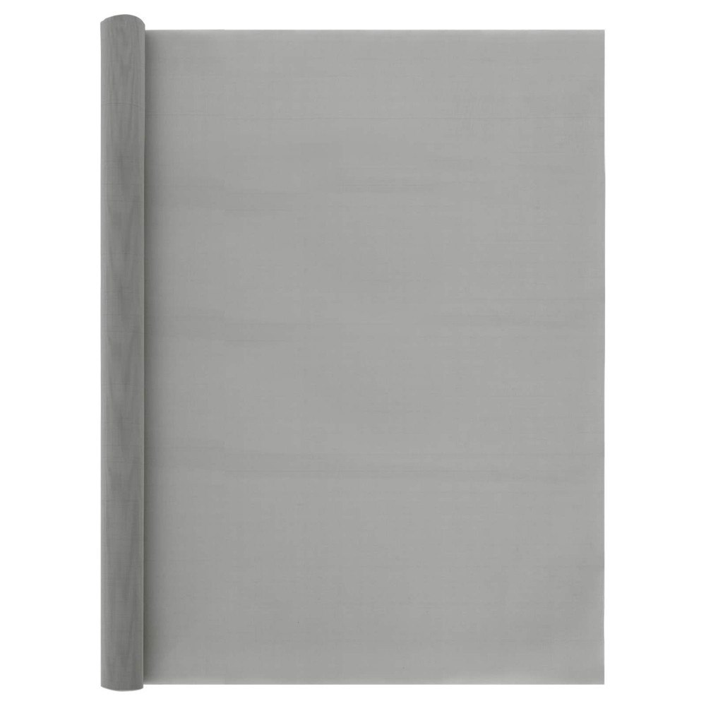 vidaXL Nätduk 80 x 500 cm 120 Mesh Rostfritt stål 201 Silver