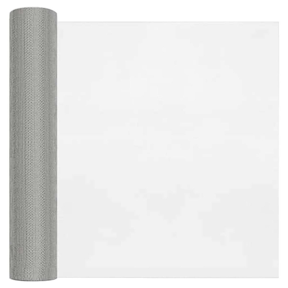 vidaXL Nätduk 40 x 2000 cm 18 Mesh Rostfritt stål 201 Silver
