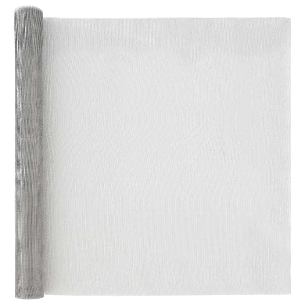 vidaXL Nätduk 80 x 500 cm 18 mesh Rostfritt Stål 304 Silver