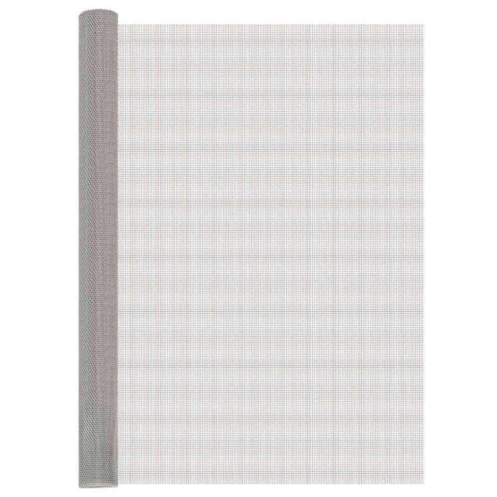 vidaXL Nätduk 120 x 200 cm 8 Mesh Rostfritt stål 201 Silver
