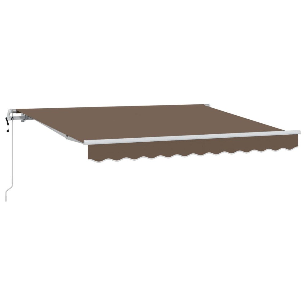 vidaXL Utdragbar markis Taupe 300 x 250 cm Duk och Aluminium