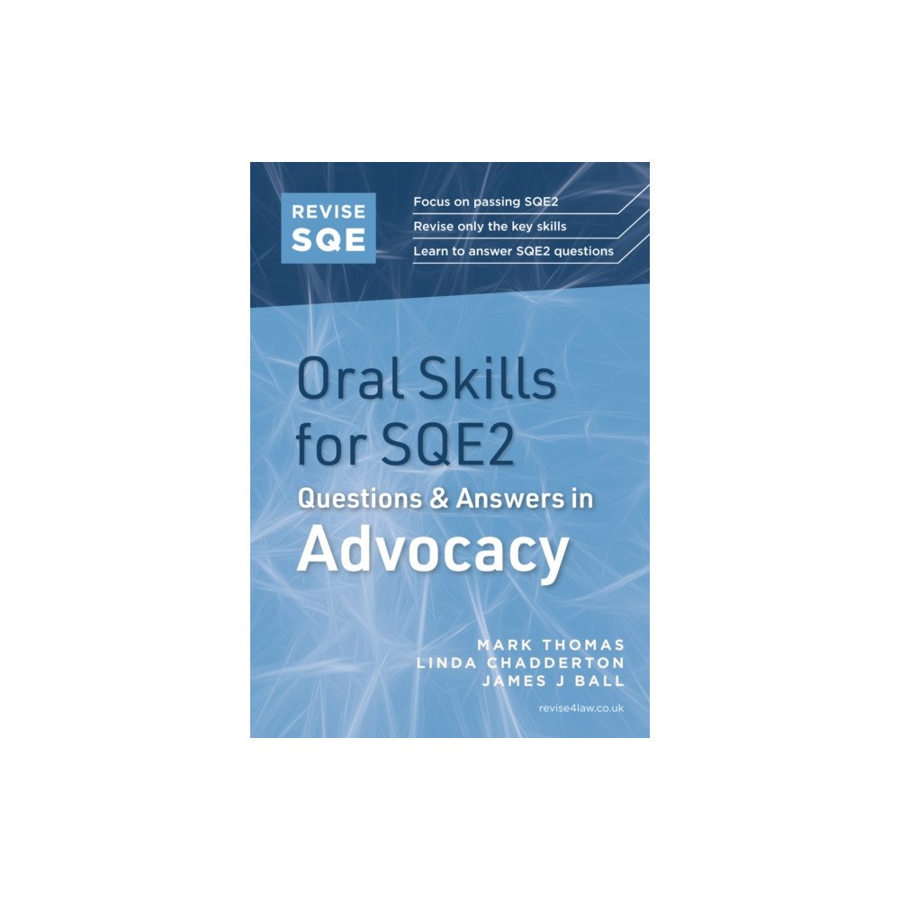 Fink Publishing Ltd Revise SQE Oral Skills for SQE2: Questions & Answers in Advocacy (häftad, eng)