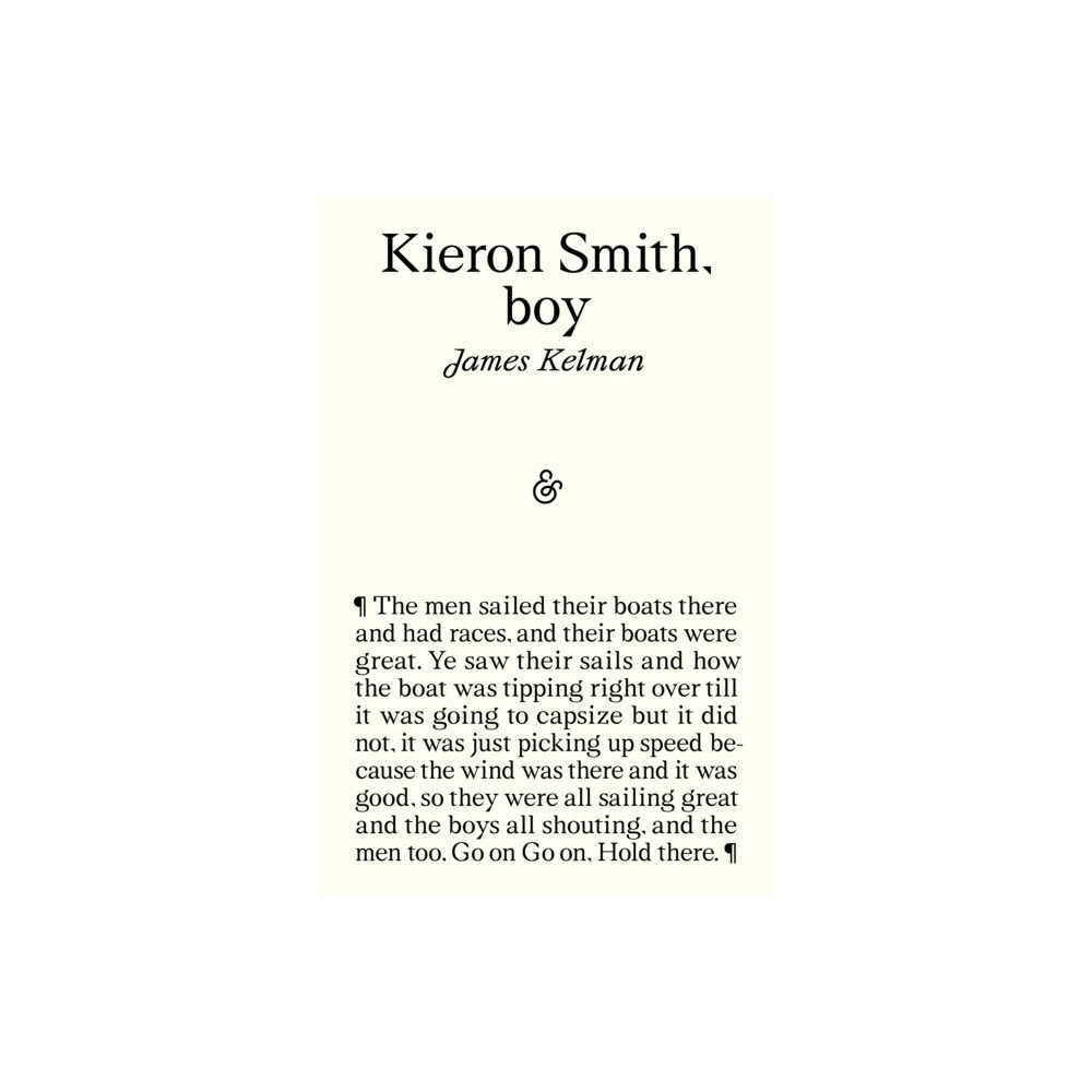And Other Stories Kieron Smith, boy (häftad, eng)