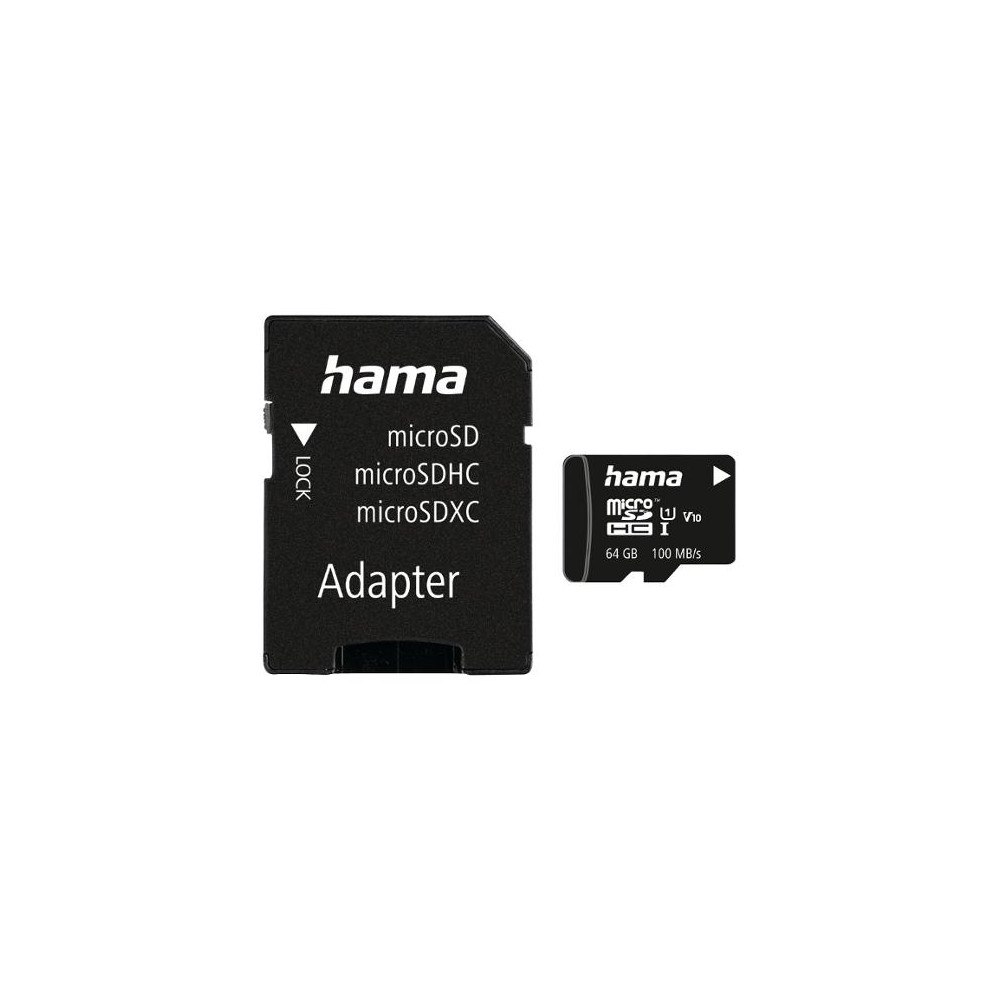 Hama Minneskort HAMA Micro SDHC 64GB CL10