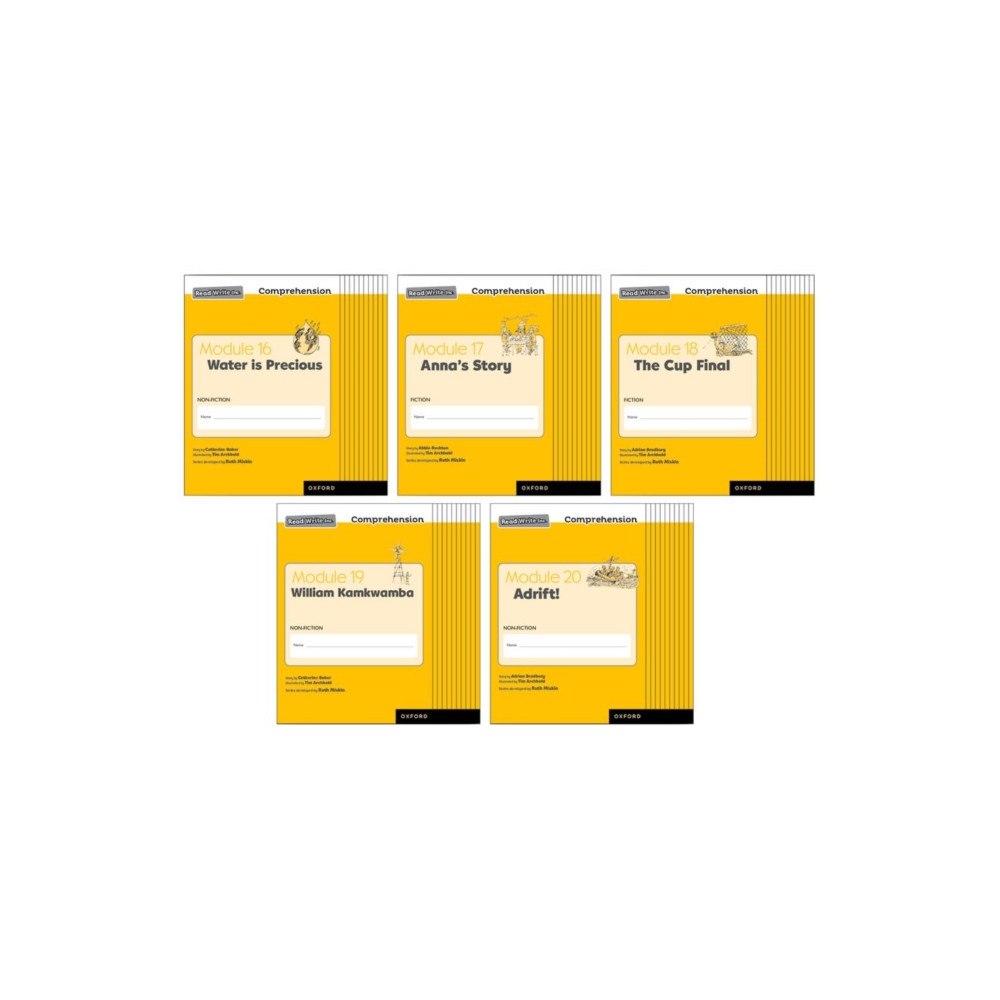 Oxford University Press Read Write Inc. Comprehension: Modules 16-20 Class Pack of 50 (10 of each title) (häftad, eng)