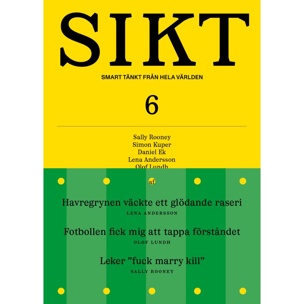 Lena Andersson SIKT #6 (bok, danskt band)