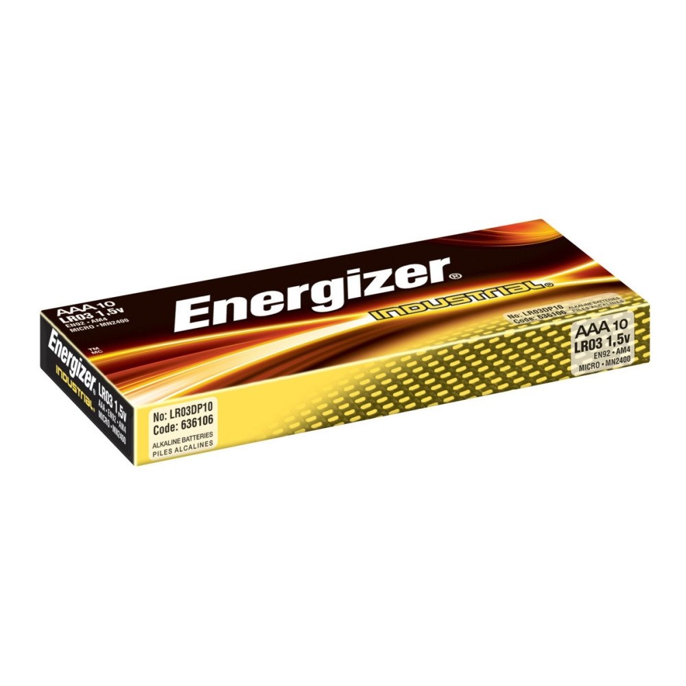 ENERGIZER Energizer Industrial batteri - 10 x AAA - alkaliskt