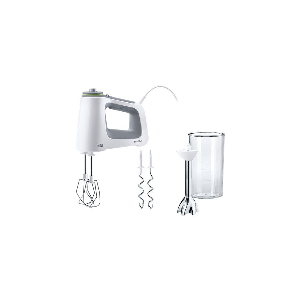 Braun Braun MultiMix 5 HM 5107 WH - handmixer - vit / grå