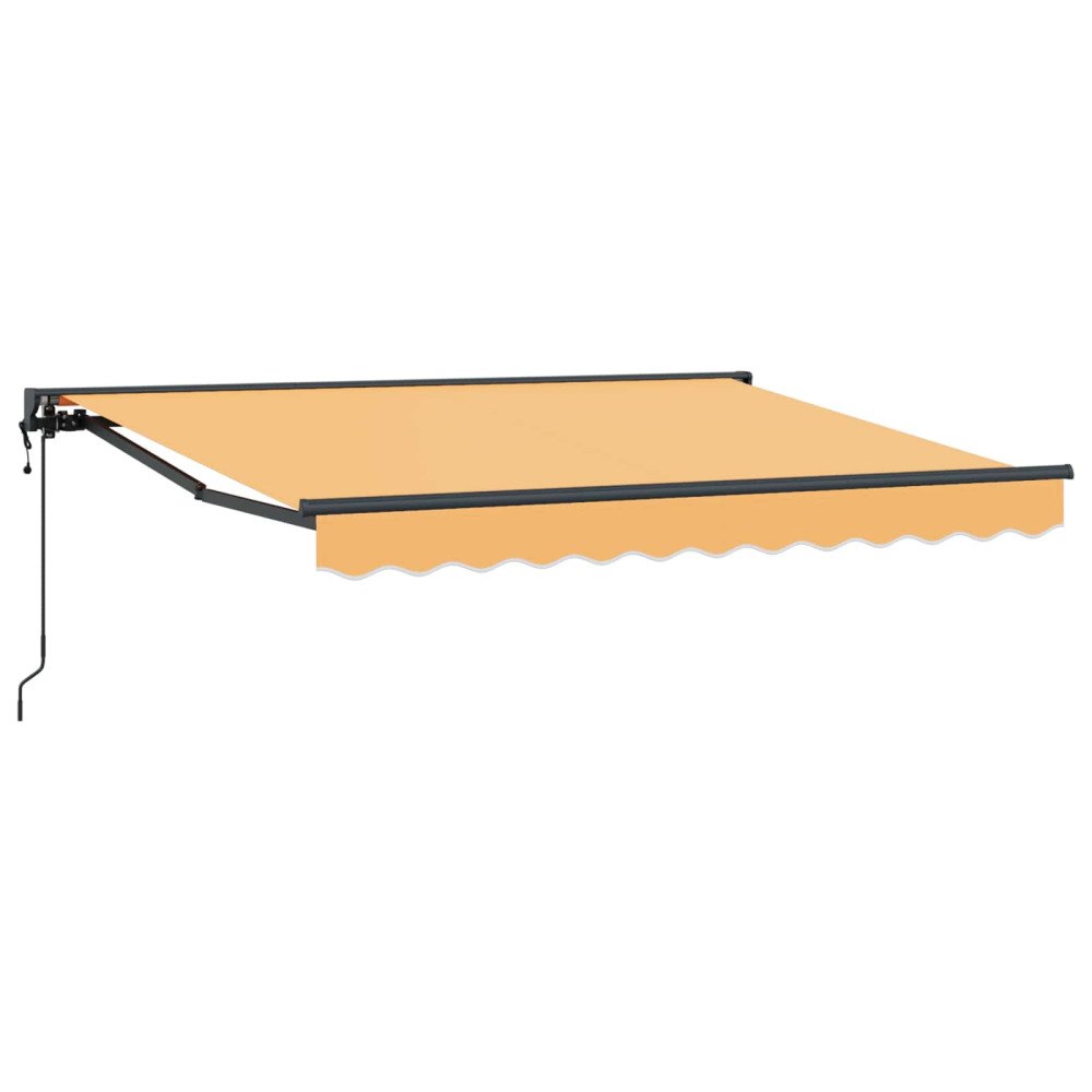 vidaXL Utdragbar markis Sand 3 x 2,5 m Polyester och aluminium