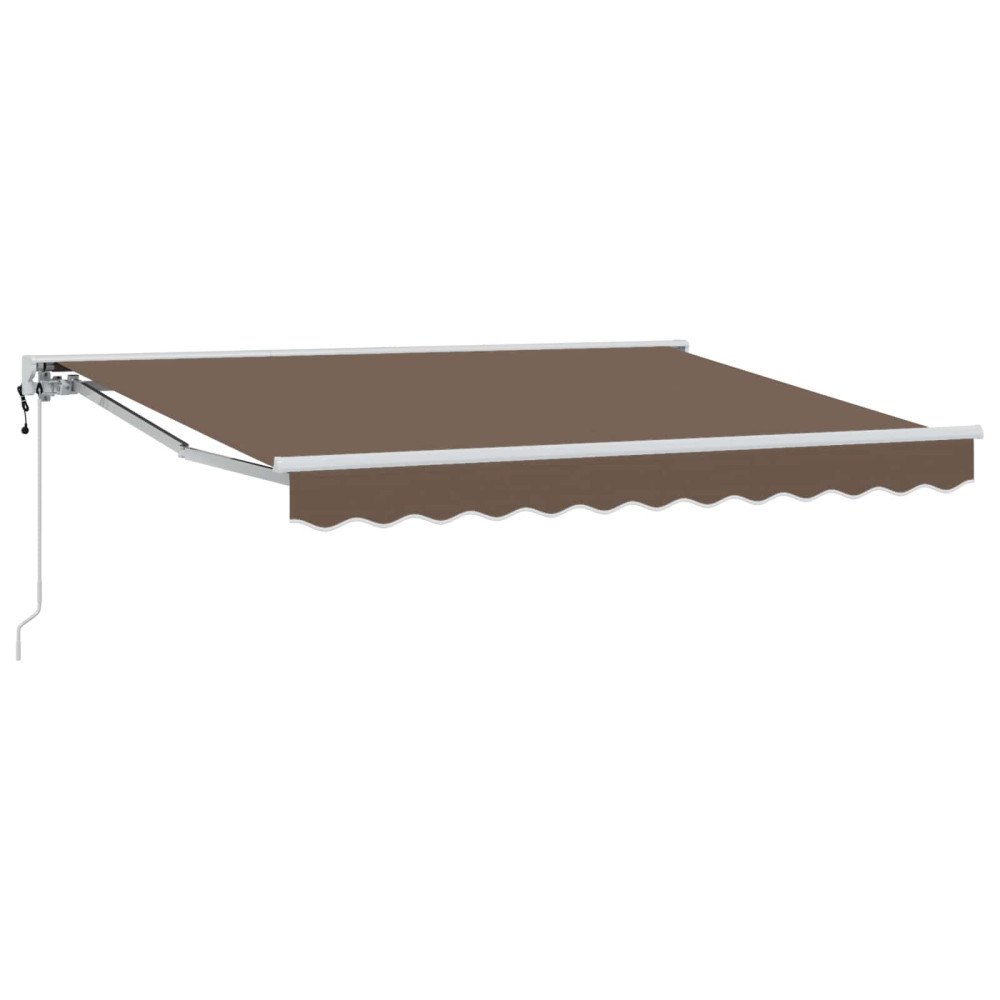 vidaXL Elektrisk Retraktabel Markis Taupe 5 x 3 m