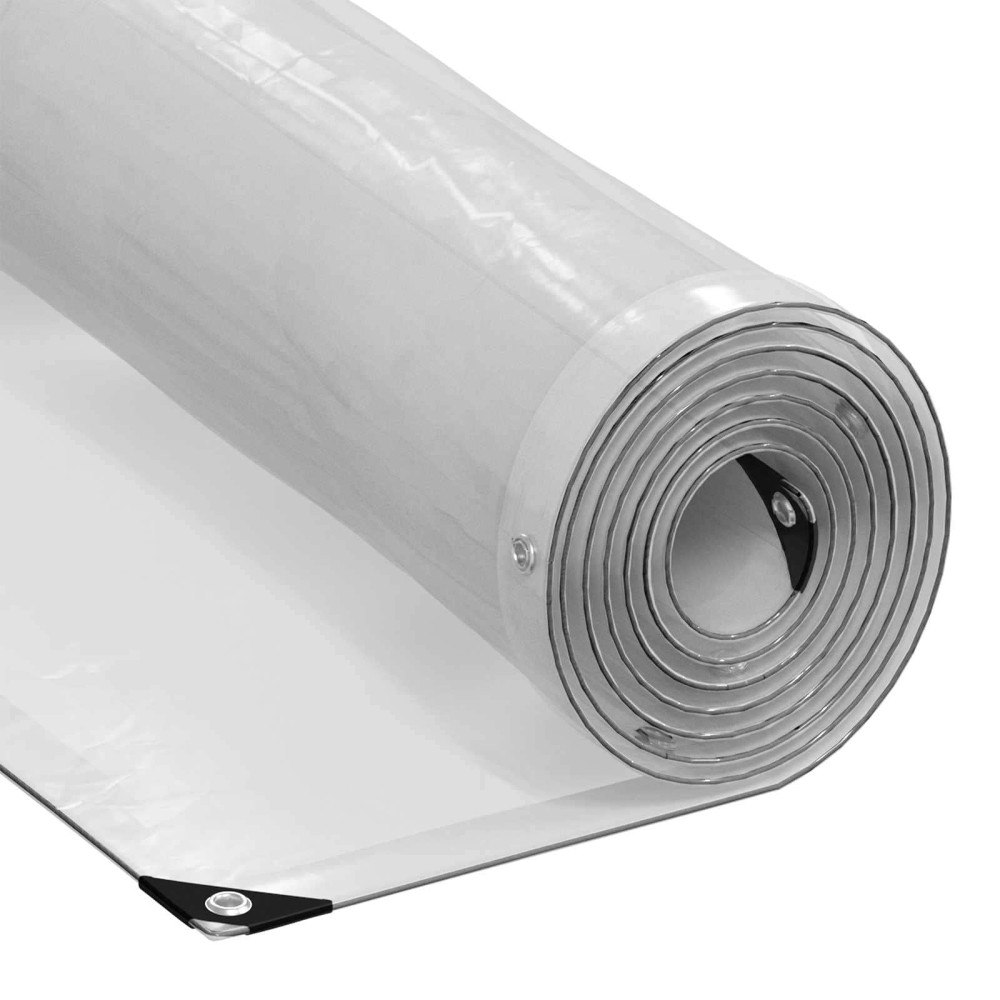 vidaXL Tarp Transparent 5 × 3,5 m PE
