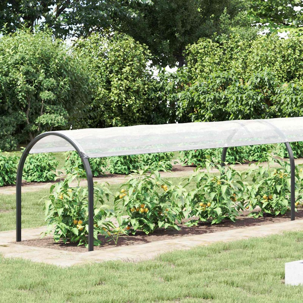vidaXL Växtskydd Transparent 20 x 1,5 m PE