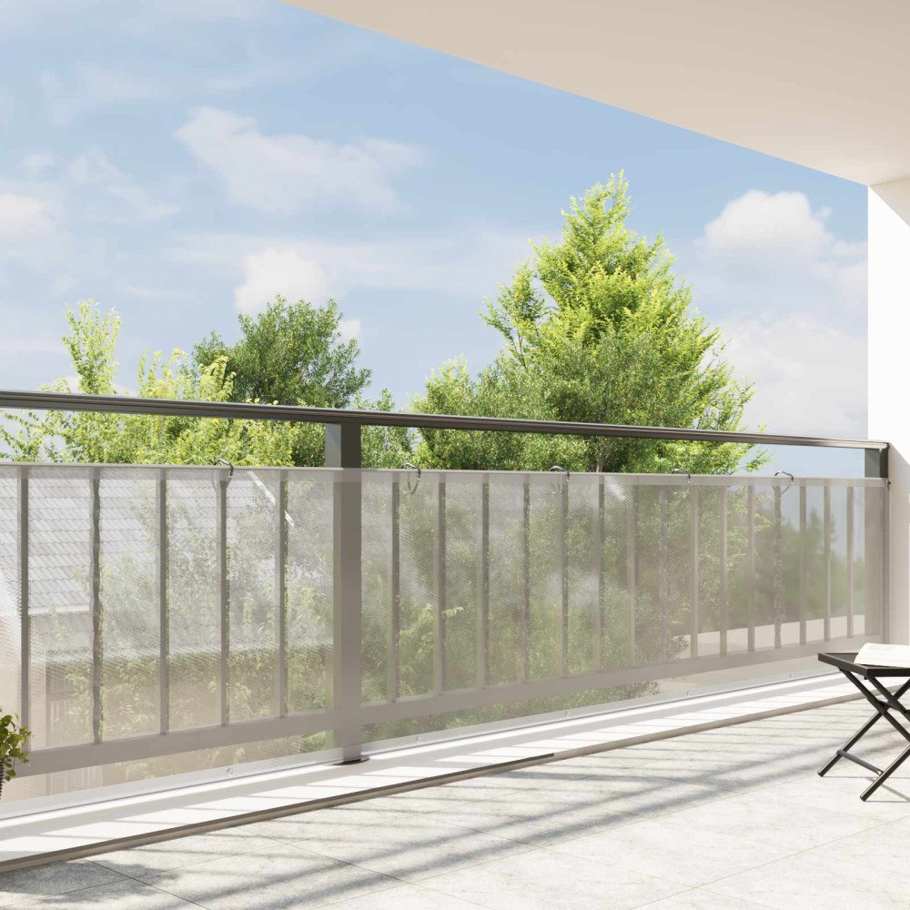 vidaXL Tarp Transparent 20 x 1,5 m PE