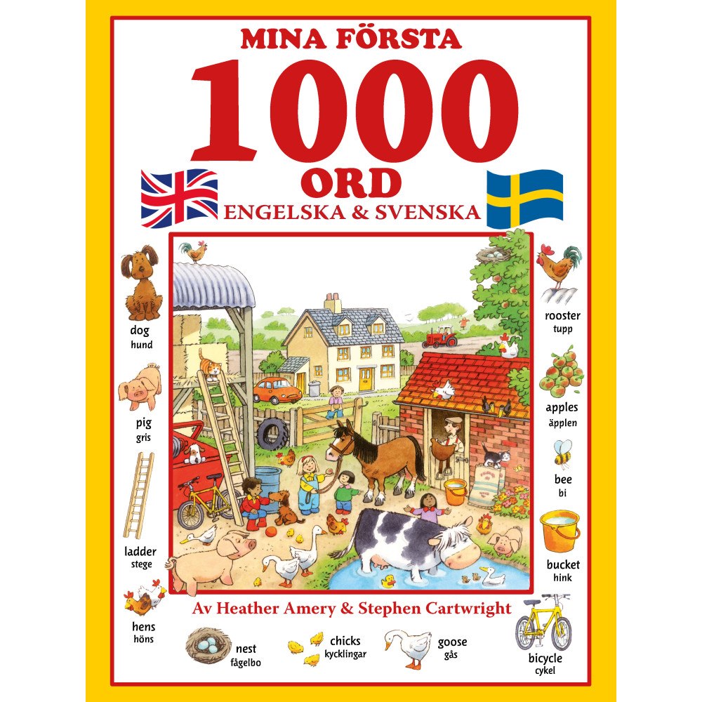 Heather Amery Mina första 1000 ord: engelska & svenska (inbunden)