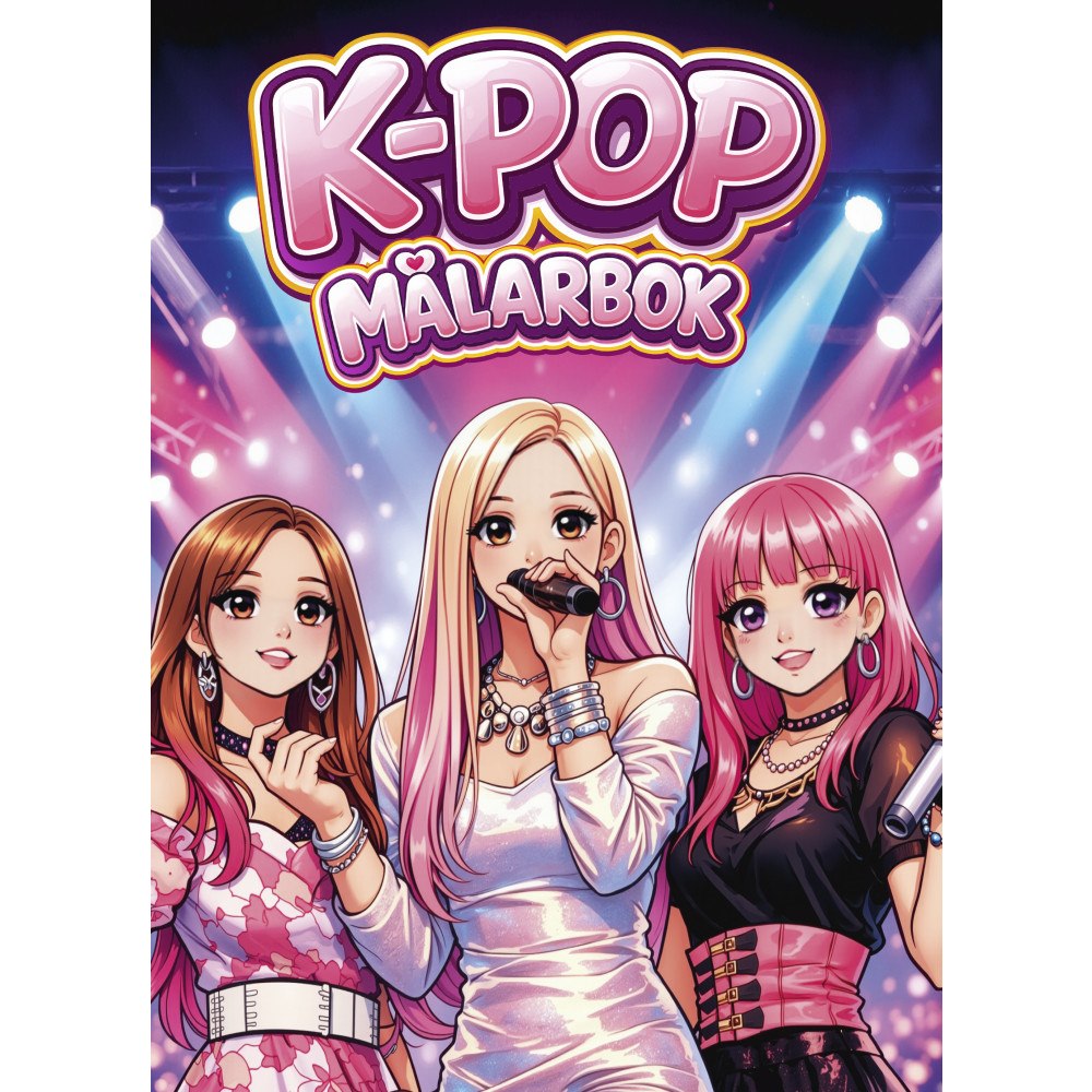 Tukan Förlag K-pop målarbok (häftad)