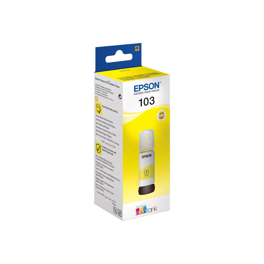 EPSON Epson 103 - gul - original - påfyllnadsbläck