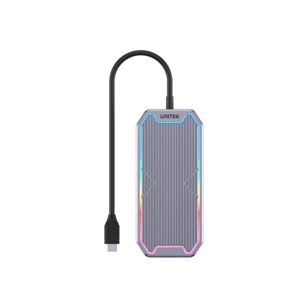 UNITEK Unitek uHUB S7+ - dockningsstation - USB-C 3.2 Gen 2 / Thunderbolt 3 - HDMI - 1GbE