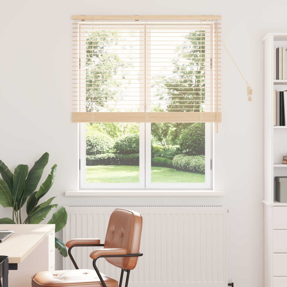 vidaXL Persienn Eklook 110 x 160 cm 35 mm Massivt Paulownia-trä