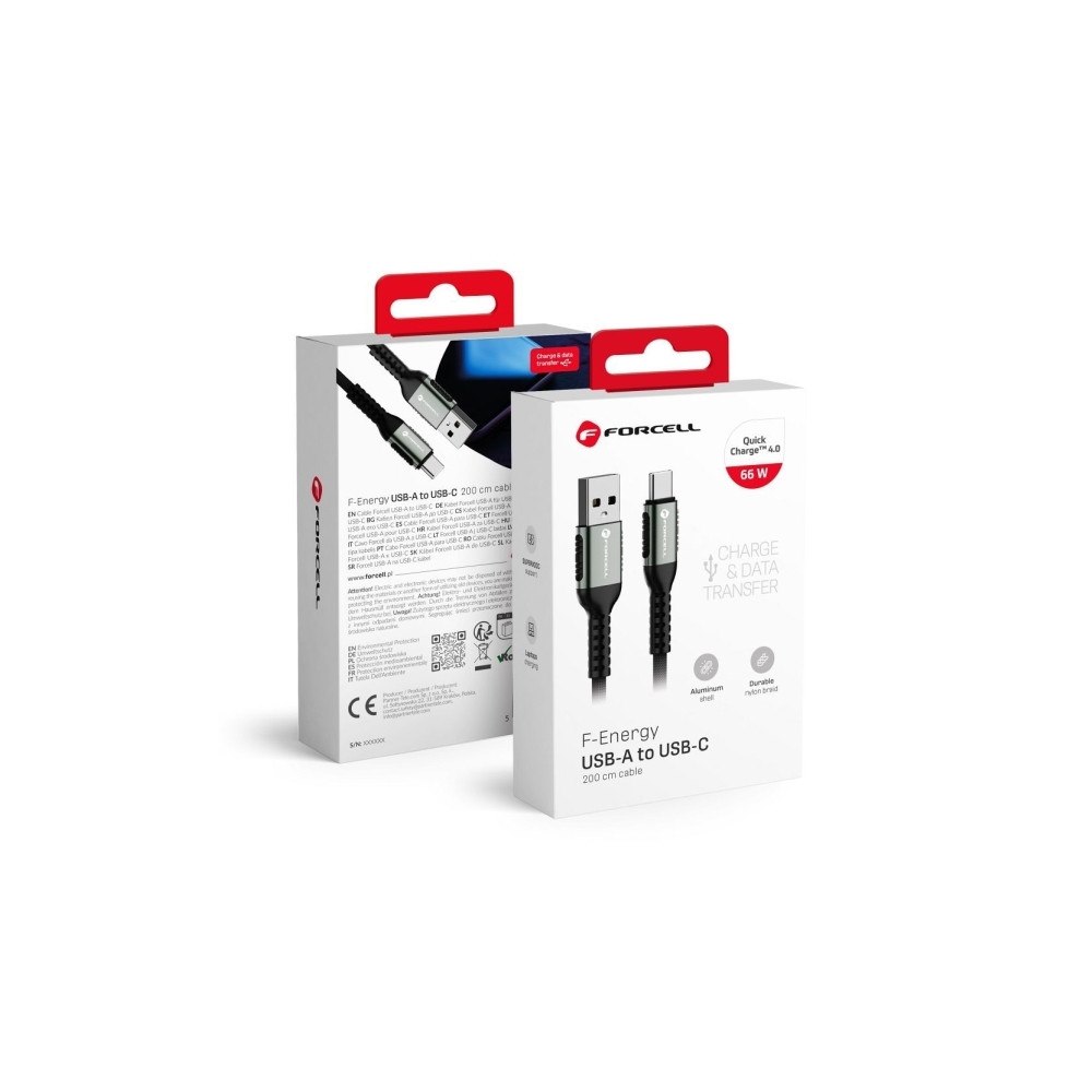 ForCell Forcell USB 2.0 till USB-C-kabel