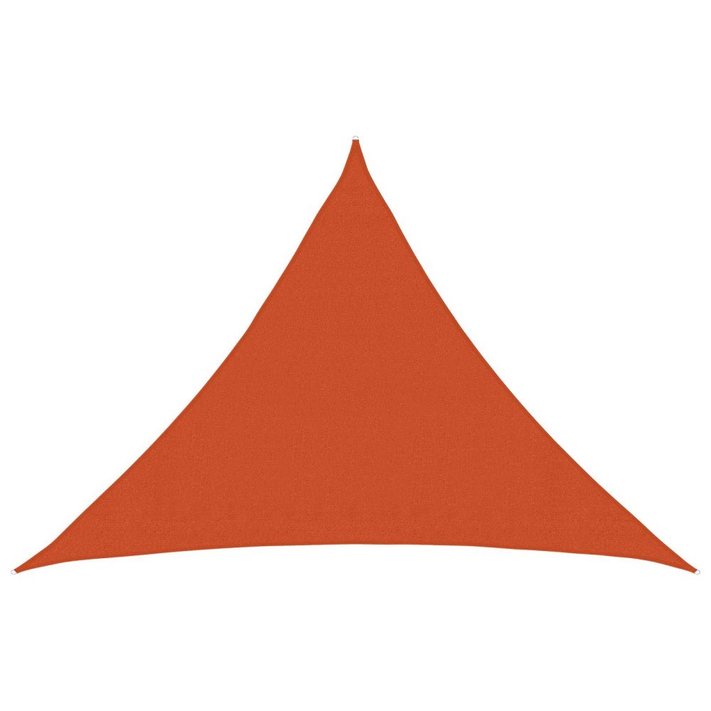 vidaXL Solsätt segel Orange 7 x 5 x 5 m HDPE