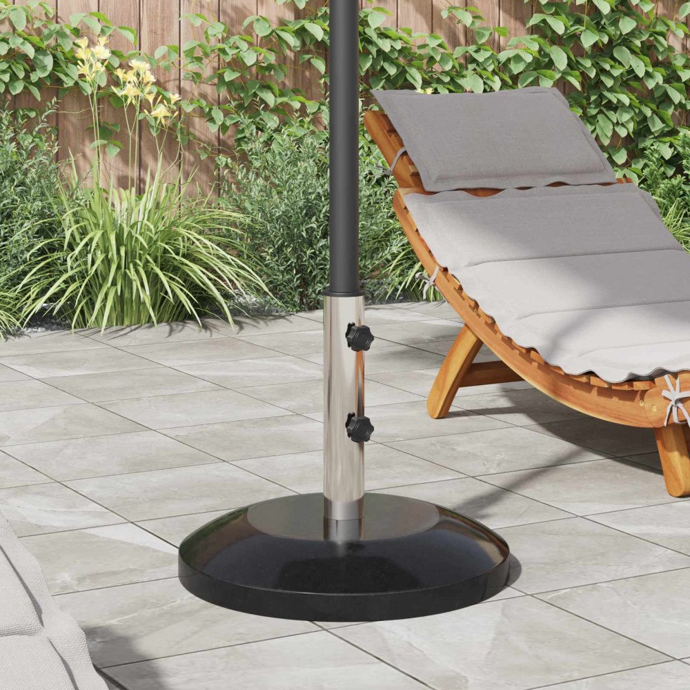 vidaXL Parasolbas för 40-50 mm stolpe 26.75 kg Svart for 40-50 mm Pole