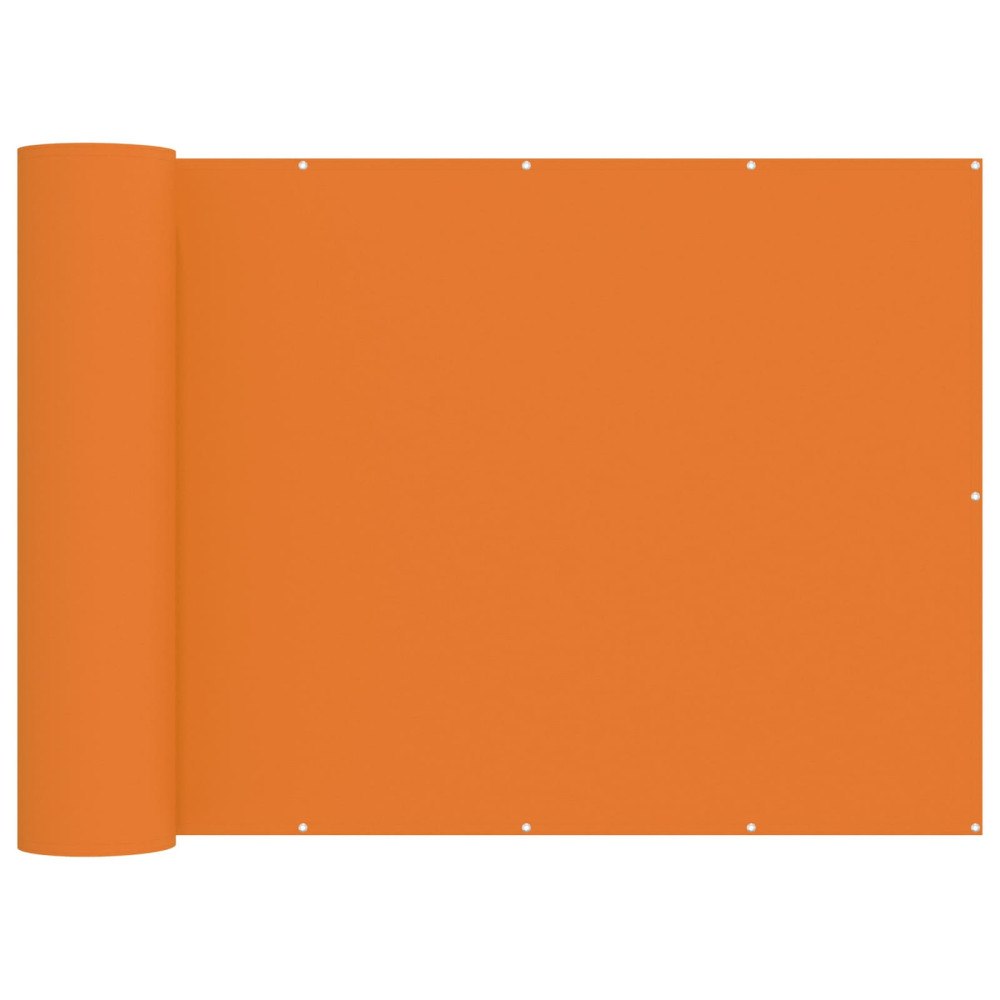 vidaXL Balkongskärm 150 x 700 cm Tyg med PU-beläggning Orange