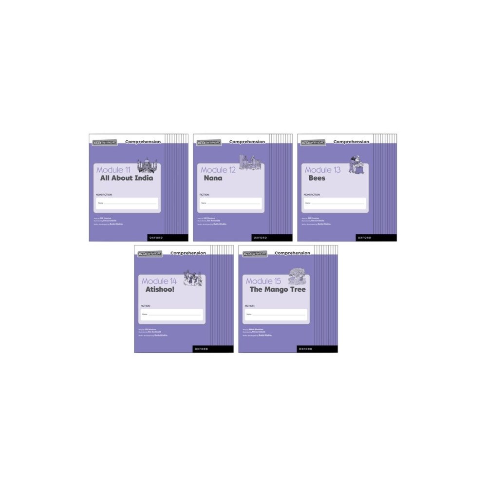 Oxford University Press Read Write Inc. Comprehension: Modules 11-15 Class Pack of 50 (10 of each title) (häftad, eng)