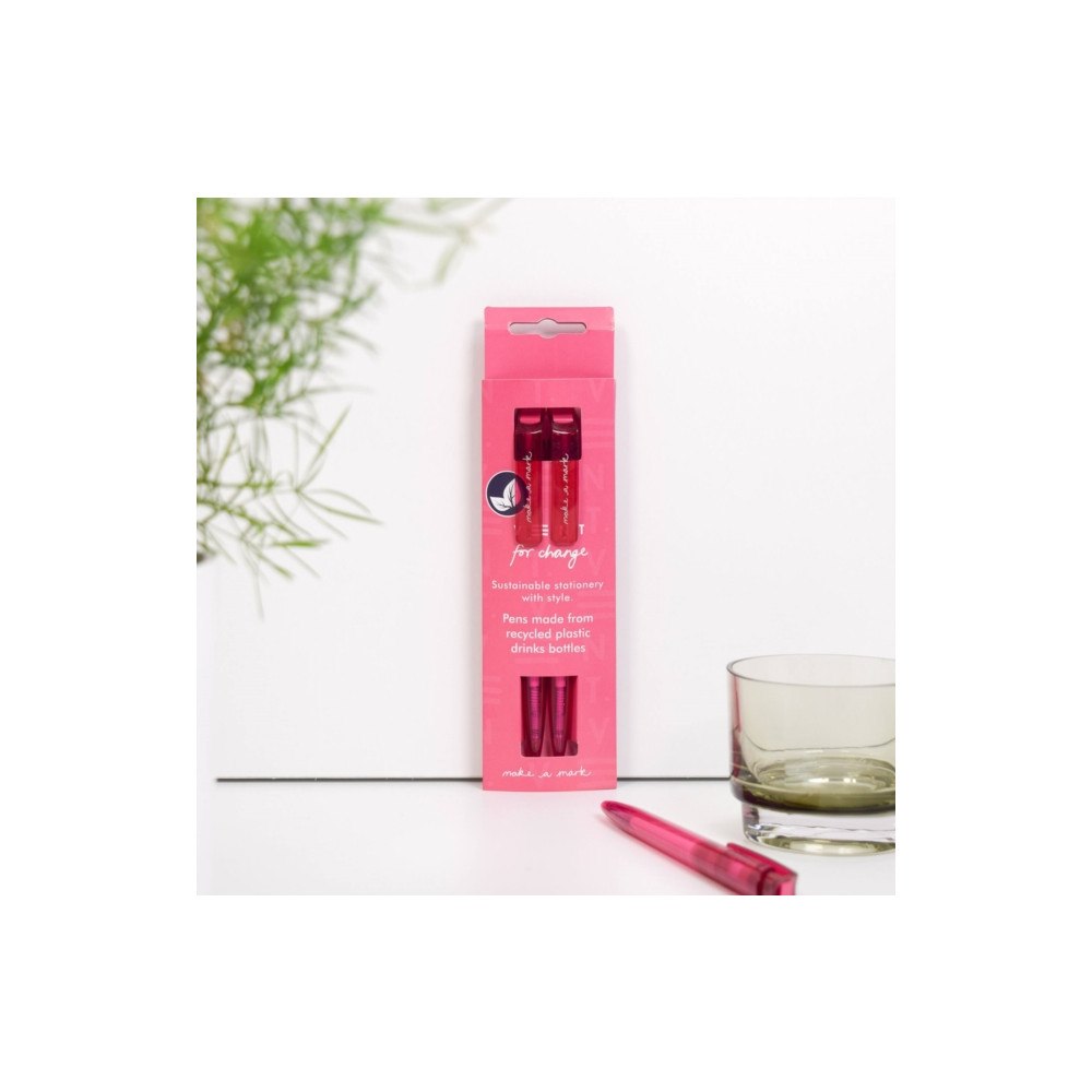 VENT FOR CHANGE Make a Mark Recycled Pens - Pink