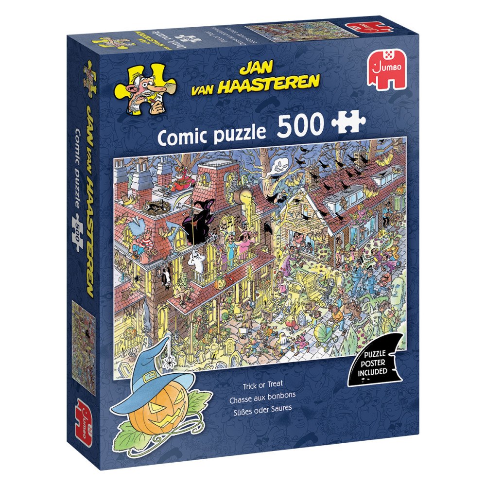Jumbo Jan van Haasteren Pussel -  Trick or Treat 500 bitar