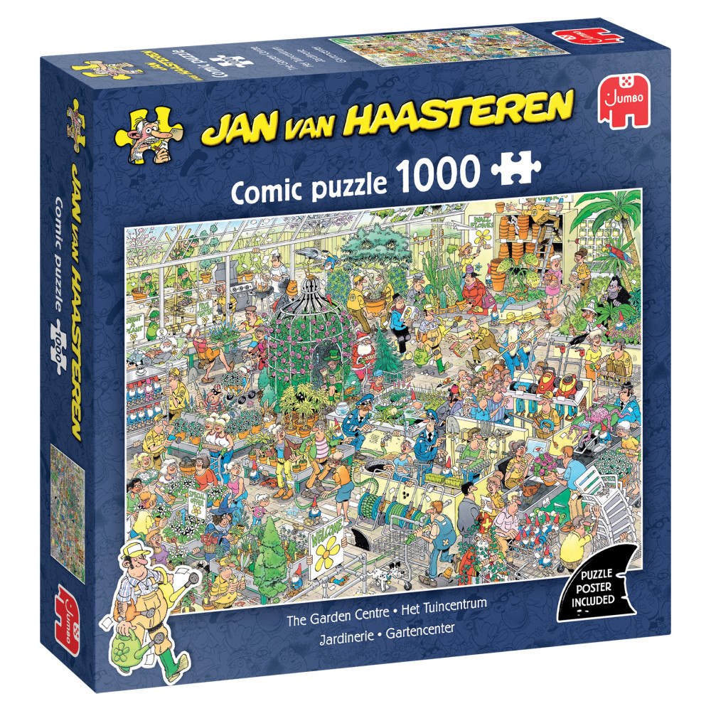 Jumbo Jan van Haasteren Pussel -  Garden Center 1 000 bitar