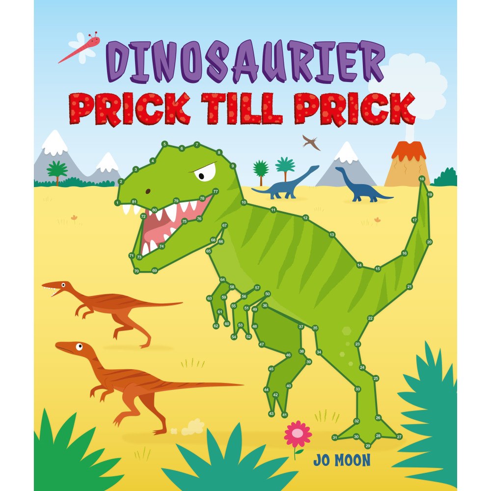 Barthelson Förlag Prick till prick. Dinosaurier (häftad)