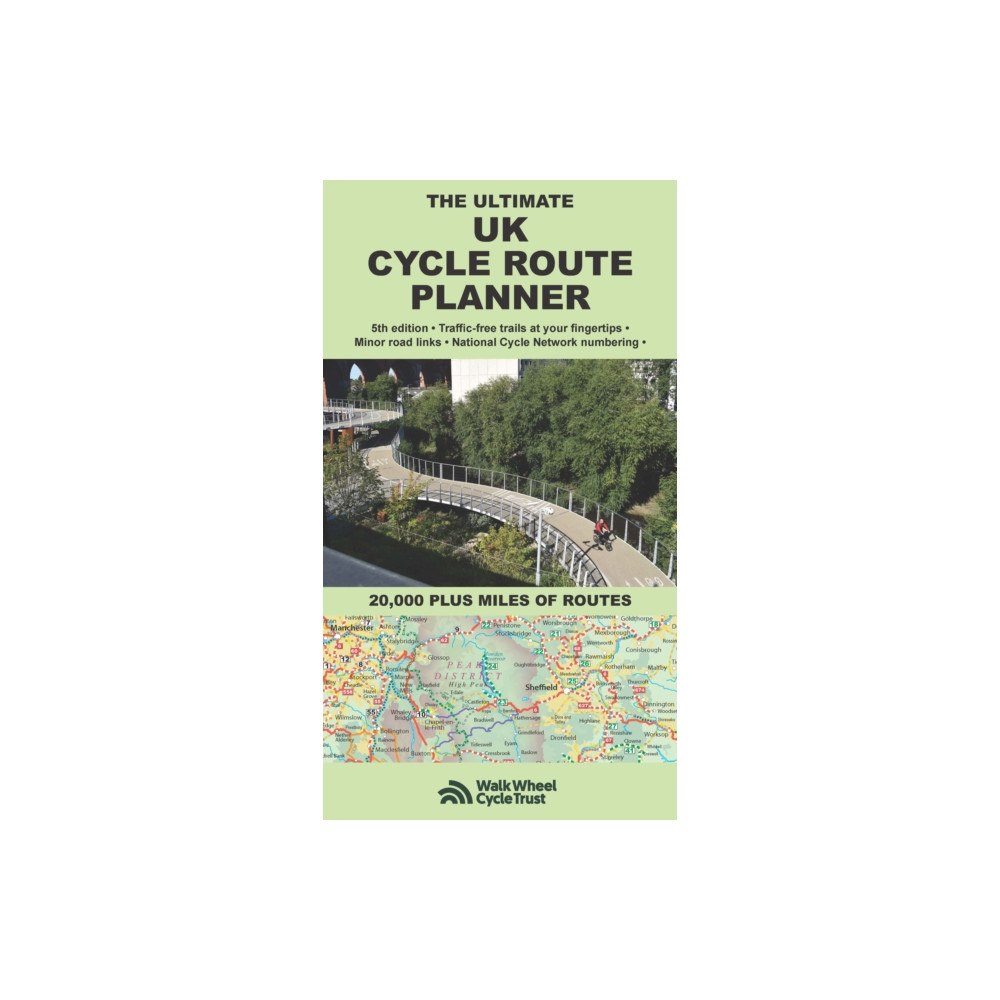 Excellent Books The Ultimate UK Cycle Route Planner Map
