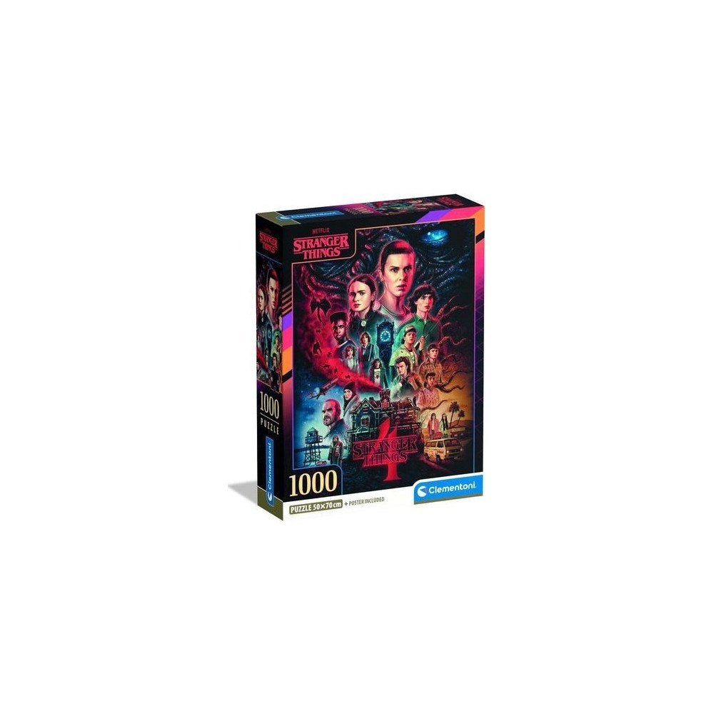 Clementoni Clementoni pussel Compact Stranger Things 1000 bitar (39980)