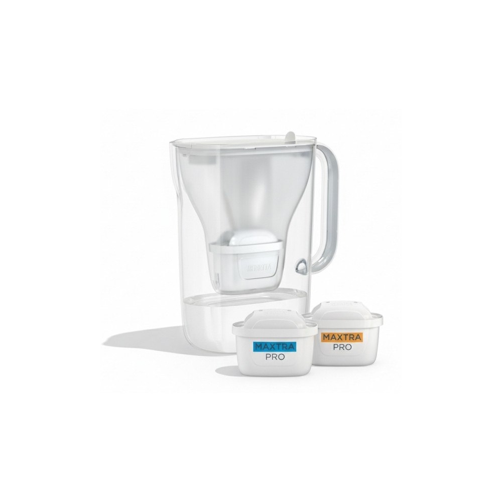 Brita Brita Style Essential, Vattenfilter kanna, 2,4 l, Transparen...