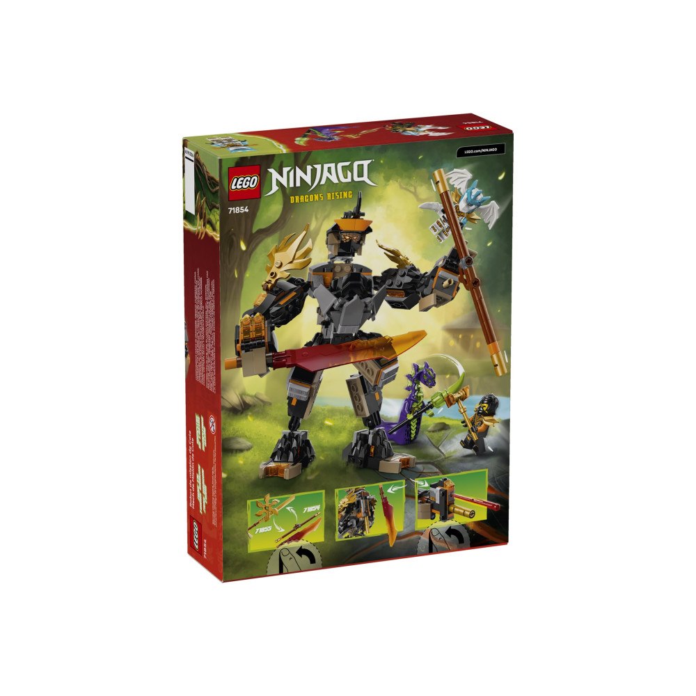 LEGO LEGO Ninjago Dragons Rising 71854 - Coles Uppdrags Mech & Draken Zane - byggsats
