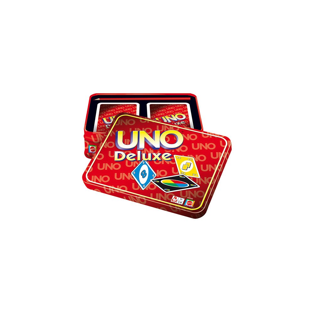 MATTEL Games UNO Deluxe-kortspel, Kortspel, Kasta kort, 7 År, Famil...