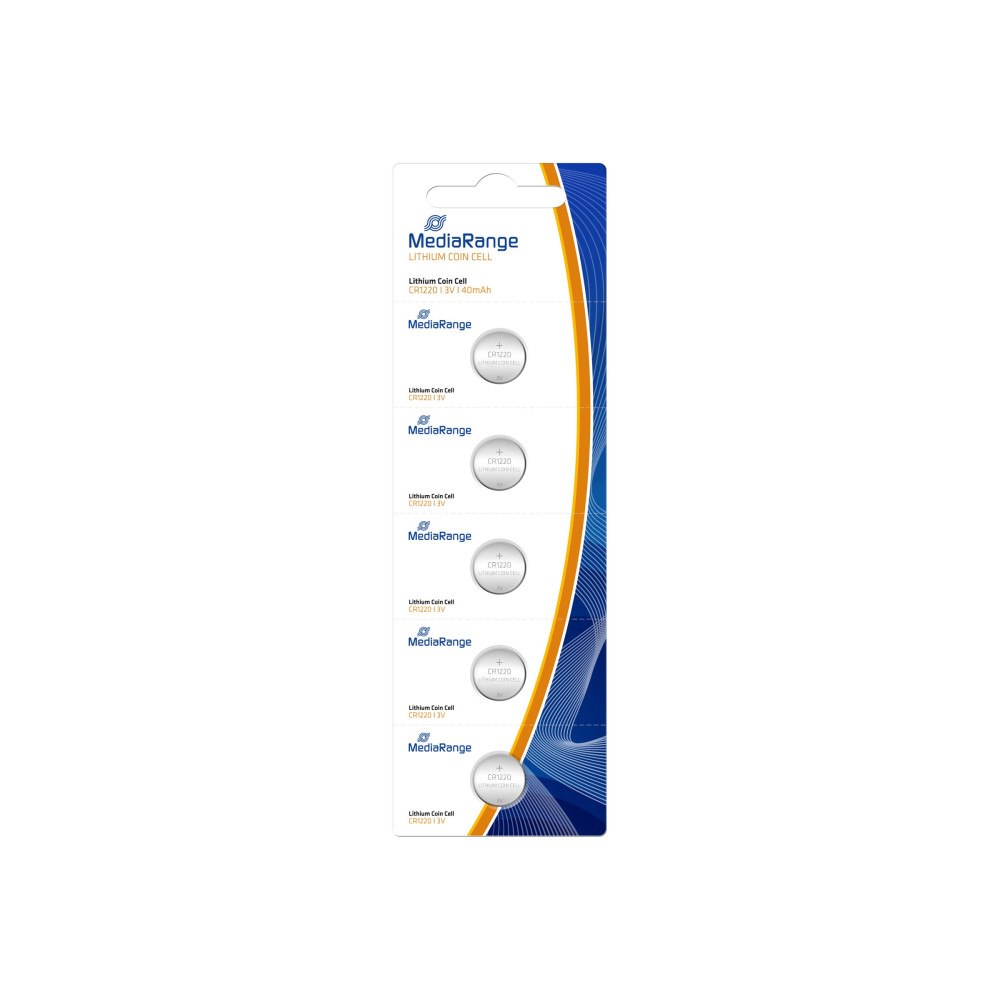 MediaRange MediaRange batteri - 5 x CR1220 - Li-Ion